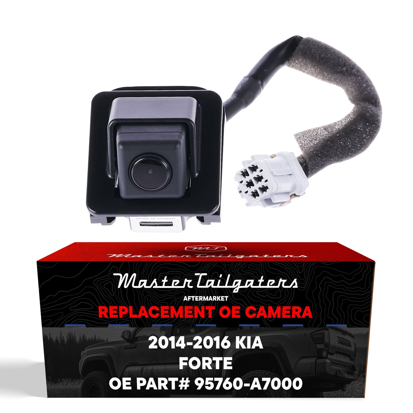Master Tailgaters Kia Forte OEM backup camera 2014-2016, OE part #95760-A7000 with harness on Tampa Home & Garden Store