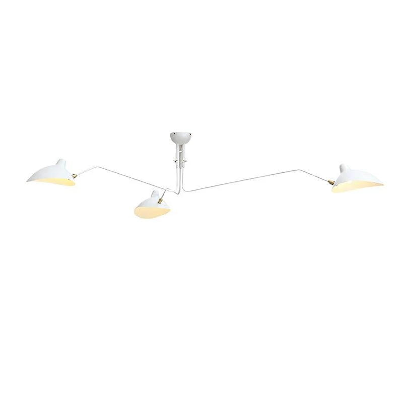 Arachnia 3-arm ceiling light with rotating reflectors, white finish Moktan Sabai on Tampa Home & Garden Store