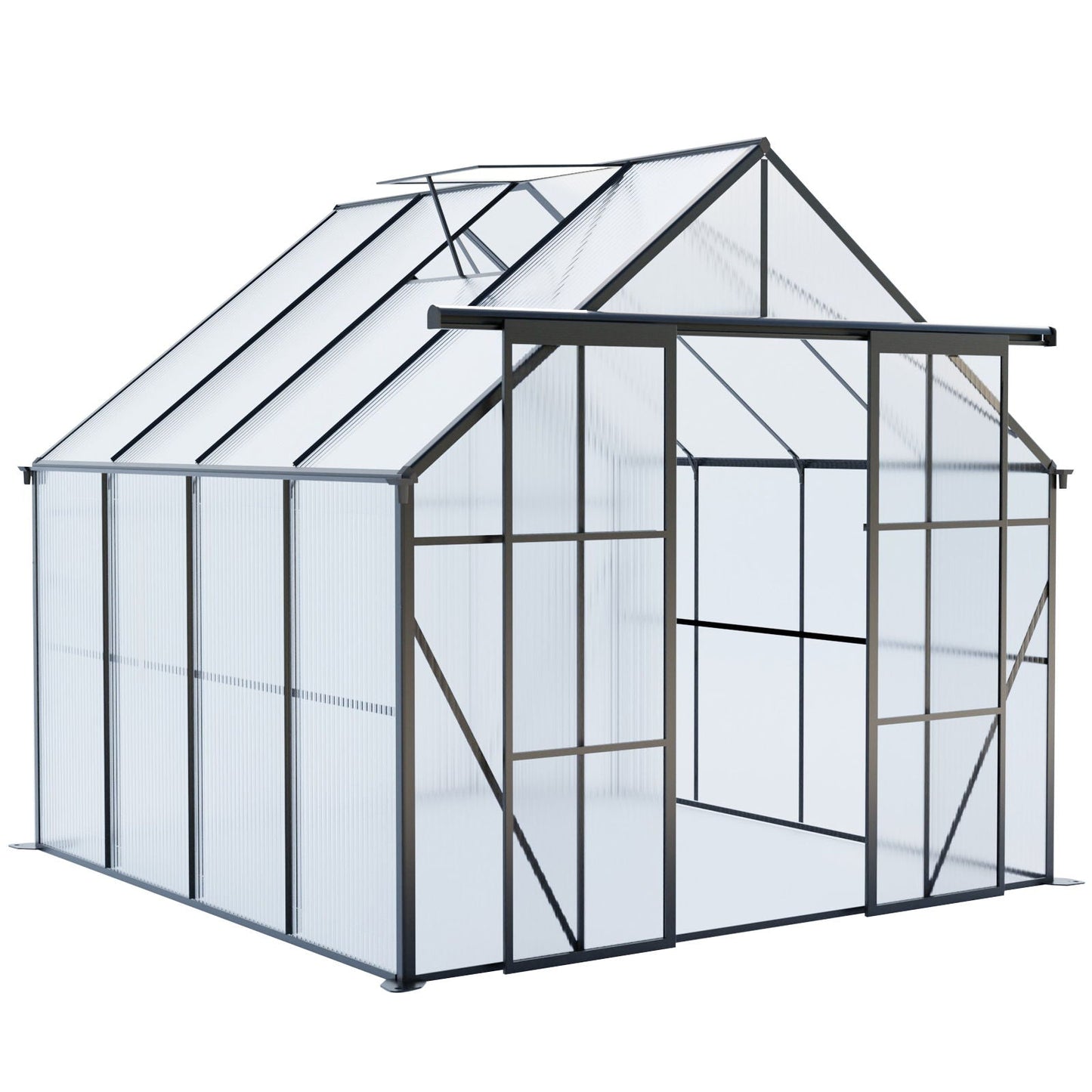 Heavy Duty Double Door Polycarb House and Pegs