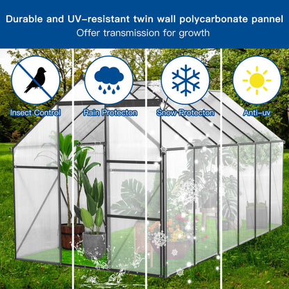 Outdoor Polycarbonate House and Raised Metal Base