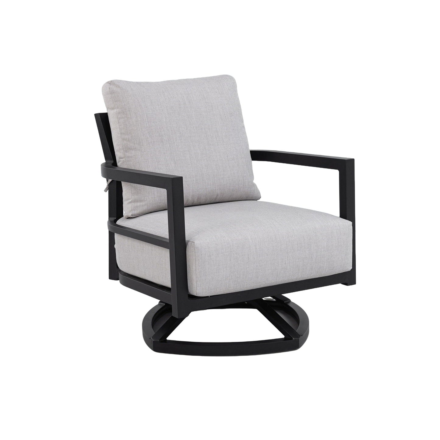 Premium Aluminum Outdoor Swivel Lounge Chair