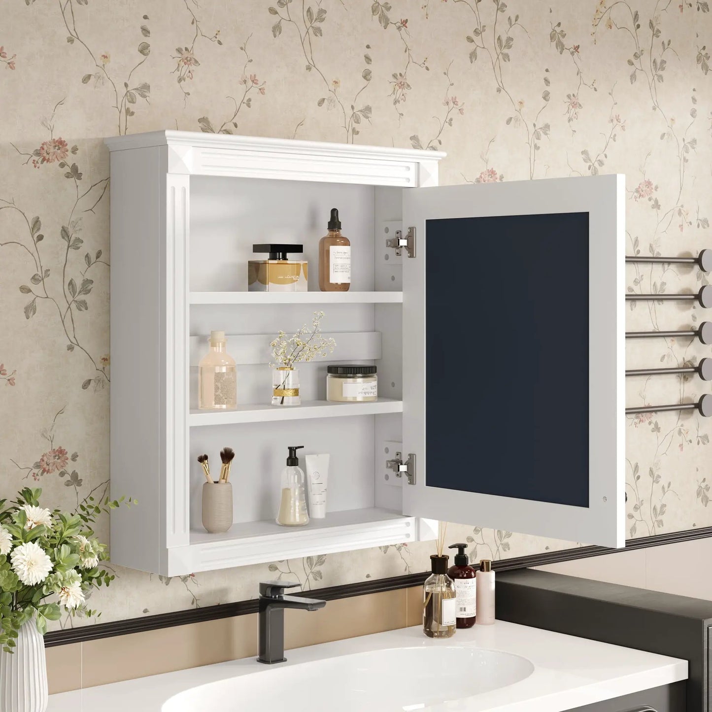 Wall Mounted Medicine Cabinet With Mirror
