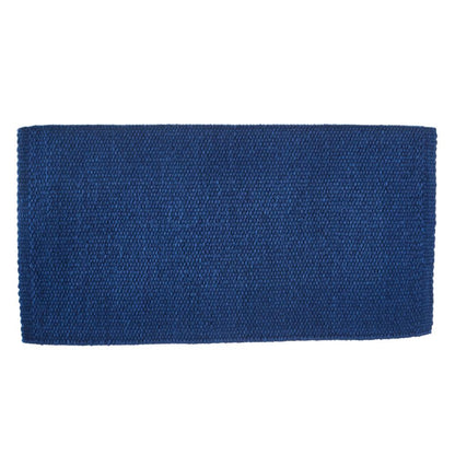 Manta de silla de montar de lana de Nueva Zelanda 1314-95 San Juan azul pizarra sólido 36x34