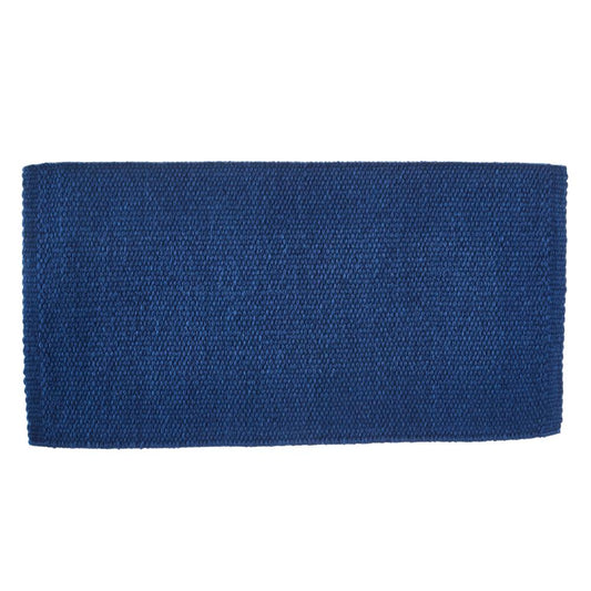 Manta de silla de montar de lana de Nueva Zelanda 1314-95 San Juan azul pizarra sólido 36x34