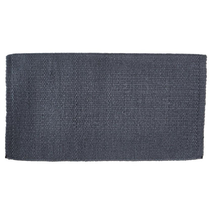 Manta para silla de montar de lana de Nueva Zelanda 1314C-93 San Juan, color carbón sólido, 38 x 34 pulgadas