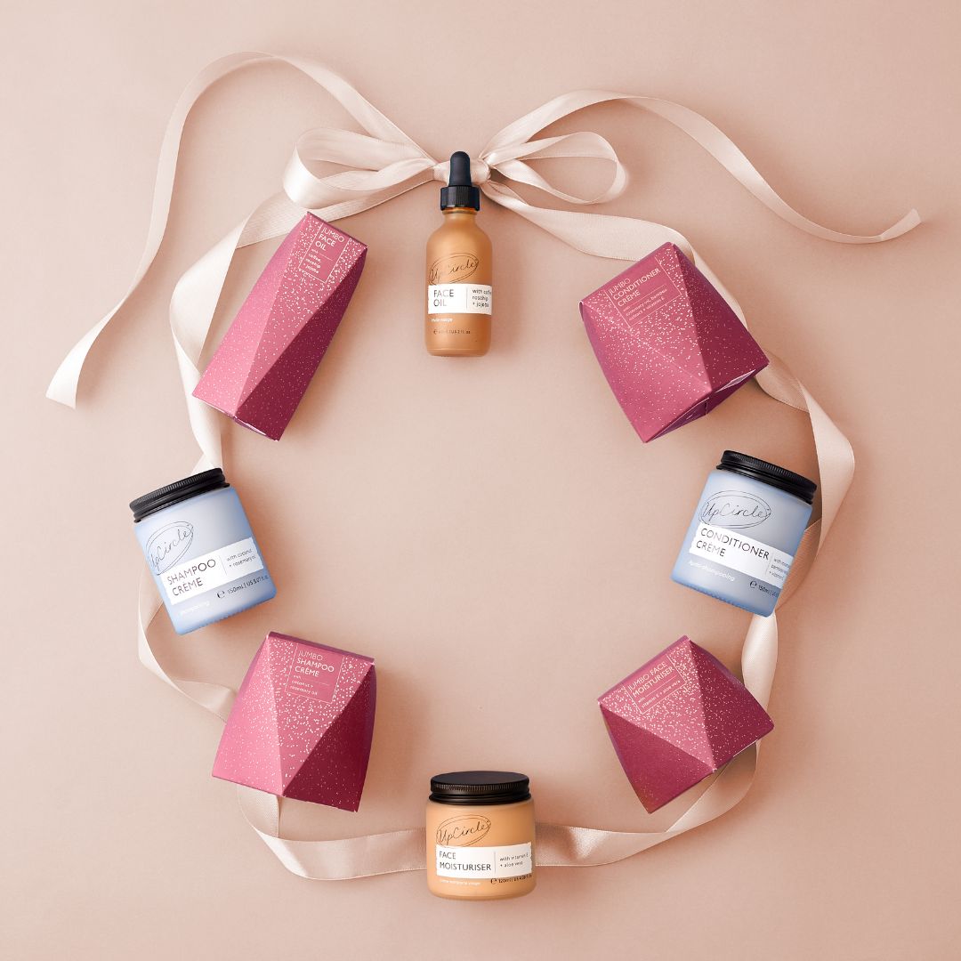 Face Moisturizer Jumbo with Vitamin E by UpCircle in orange jar, part of a 4-item UpCircle set on Tampa Home & Garden Store