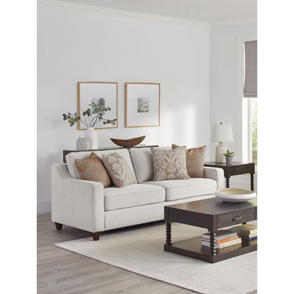 Mahaffey Upholstered Sofa and Beige Chenille