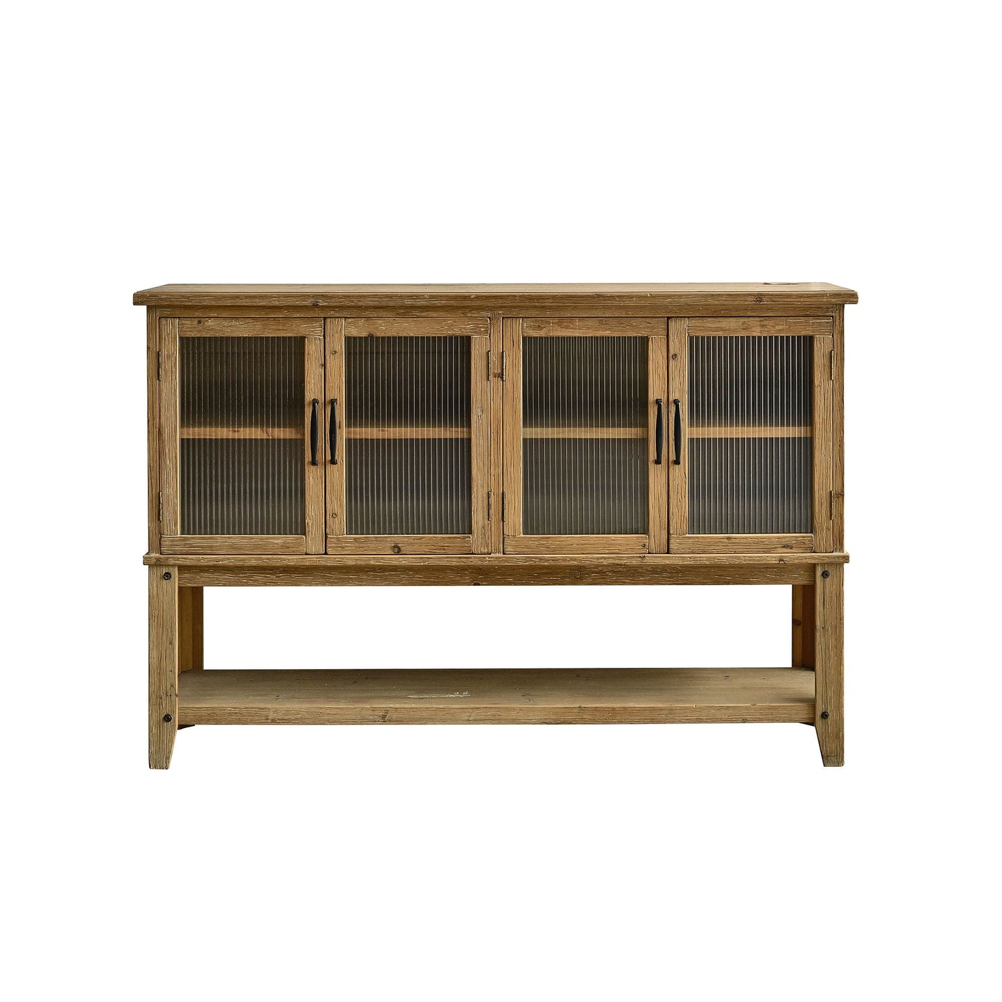 Natural Wood Kitchen Sideboard for Storage