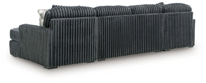 Midnight Madness Sectional and Jumbo Corduroy