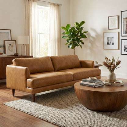 Livingston Upholstered Sofa with Cushions