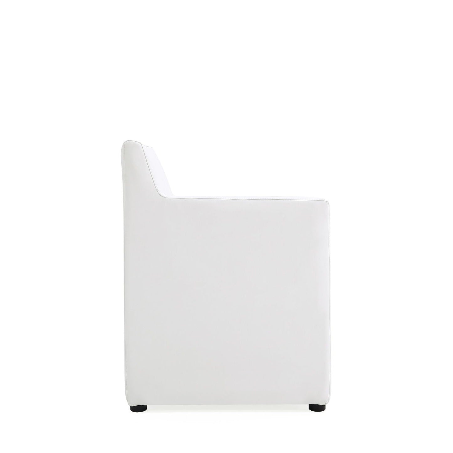 Anna Modern Square Armchair with Foam Cushion