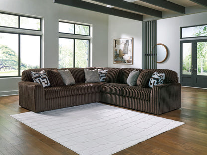 Midnight Madness Sectional and Jumbo Corduroy