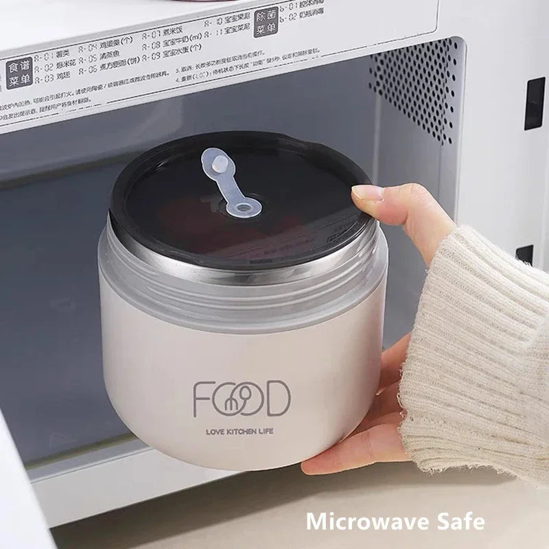Large-capacity stainless steel lunch box, leak-proof lid, microwave safe on Tampa Home & Garden Store