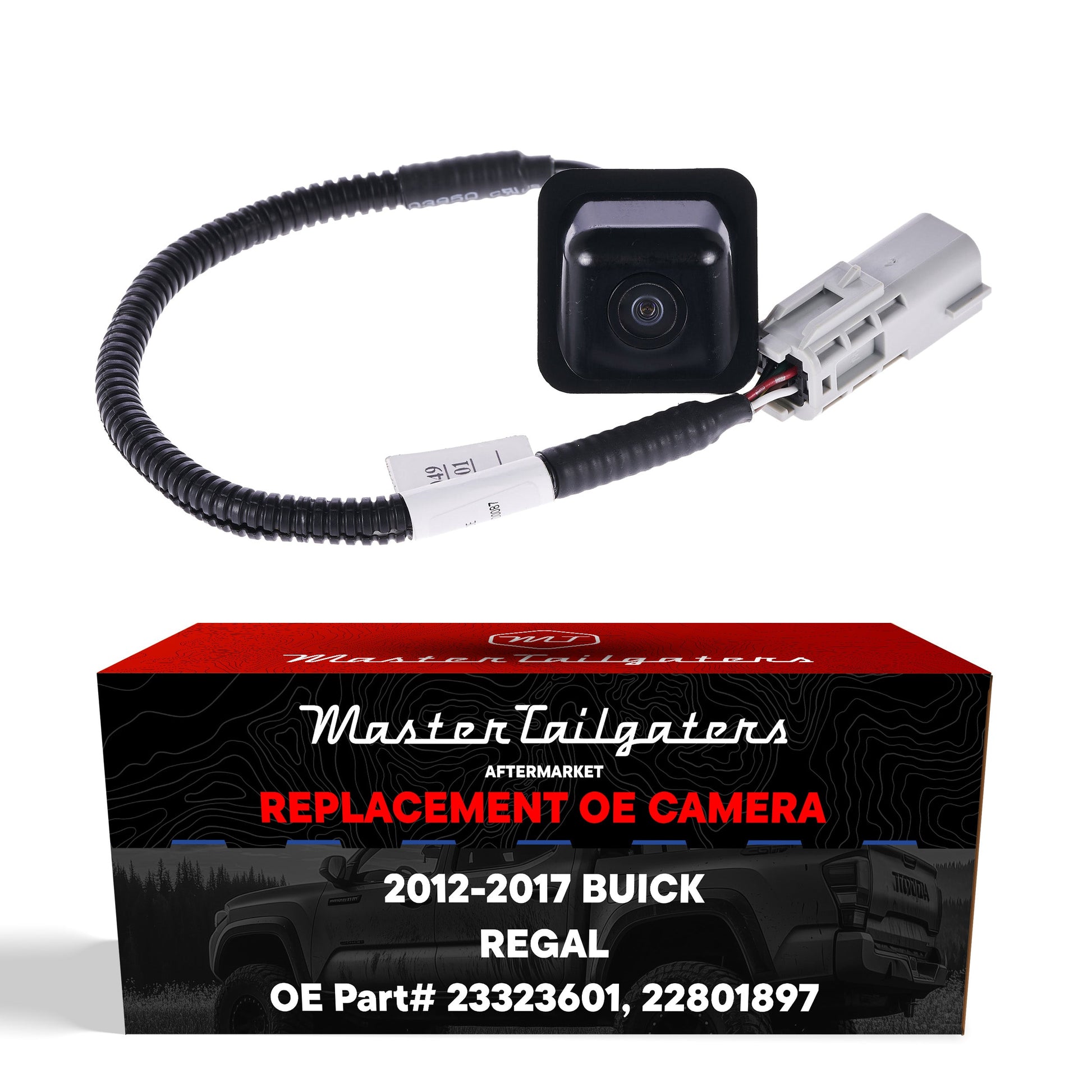 OEM backup camera for Buick Regal 2012-2017 black housing Master Tailgaters on Tampa Home & Garden Store