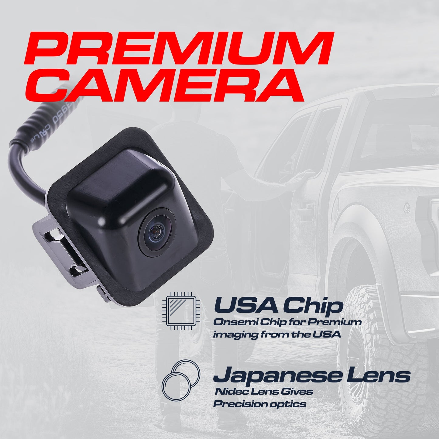 Backup camera by Master Tailgaters, black housing for Buick Regal 12-17 OE#22801897 on Tampa Home & Garden Store