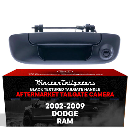 Master Tailgaters black replacement tailgate handle with backup camera for Dodge Ram 2002-2009 on Tampa Home & Garden Store