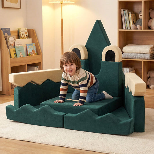 17 Pieces Modular Kids Play Couch for Inspiring Creativity - Tampa Home & Garden Store