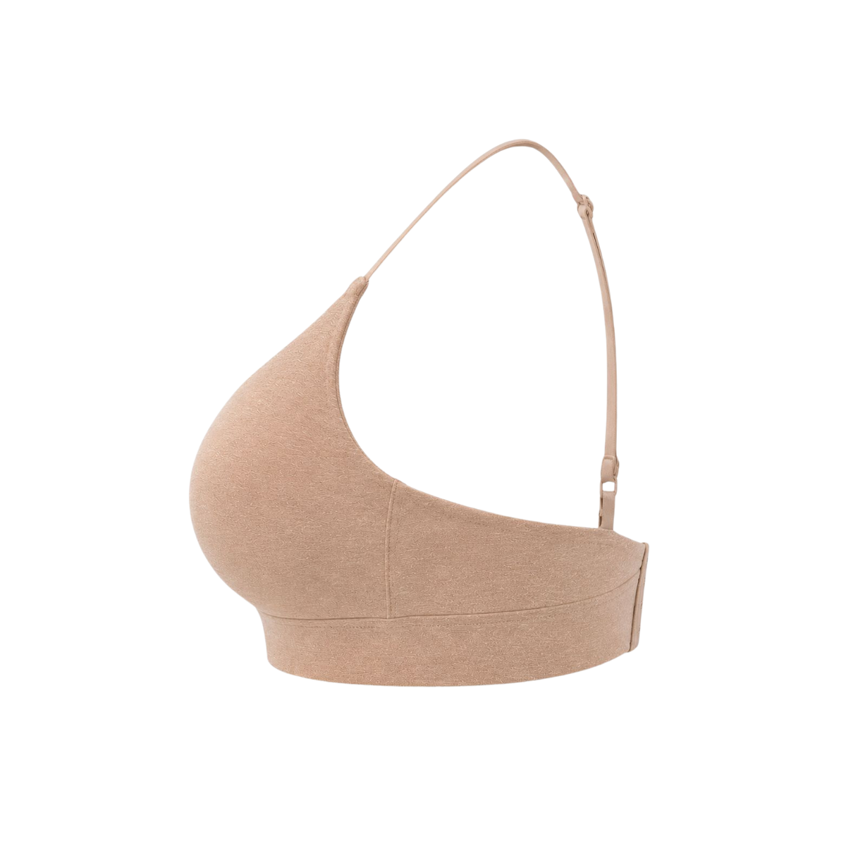 Seamless hemp bra with removable pads by Net Positive in nude beige on Tampa Home & Garden Store