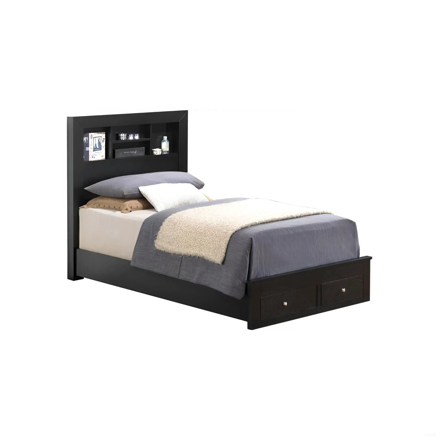 Storage Bed for Modern Spaces with Drawers