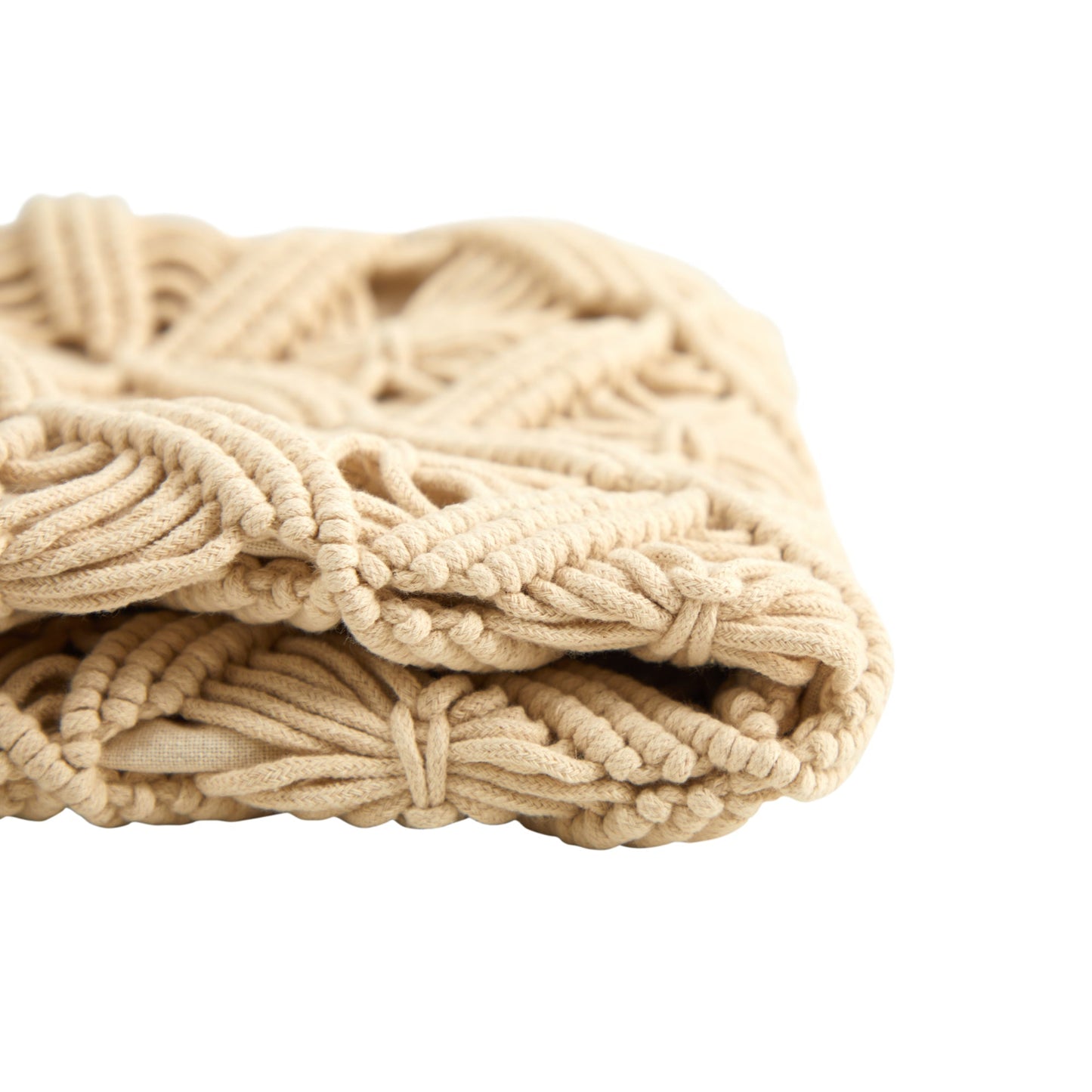 18” Boho Diamond Woven Macrame Decorative Pillow Cover - Tampa Home & Garden Store