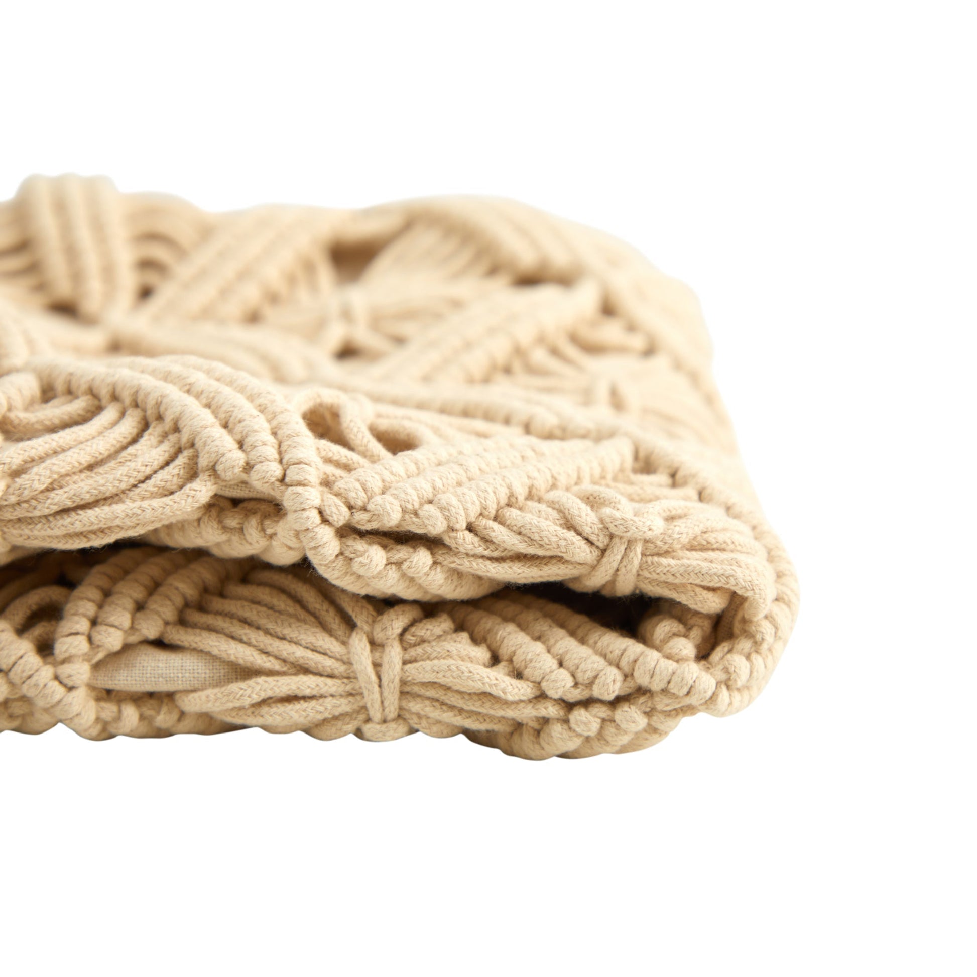 18” Boho Diamond Woven Macrame Decorative Pillow Cover - Tampa Home & Garden Store