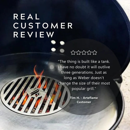 18" Grill Grate Upgrade for Weber: Arteflame Weber Griddle Insert - Tampa Home & Garden Store