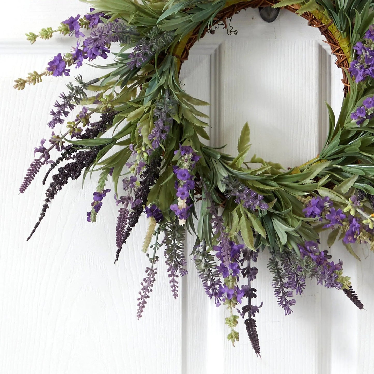 18” Lavender Wreath - Tampa Home & Garden Store