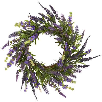 18” Lavender Wreath - Tampa Home & Garden Store