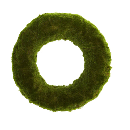 18” Moss Artificial Wreath - Tampa Home & Garden Store