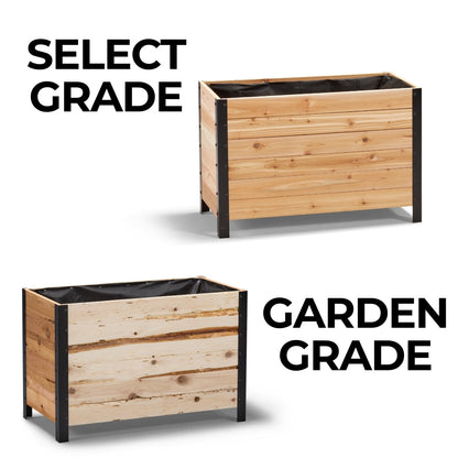 Jardinera de 18" x 36" - 24" de alto / Grado seleccionado