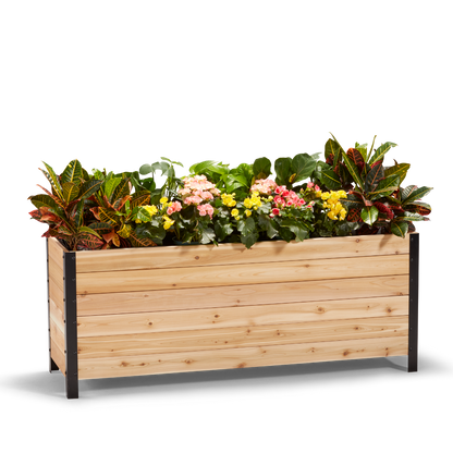 18" x 60" Planter Box - 24" TALL / Select Grade - Tampa Home & Garden Store