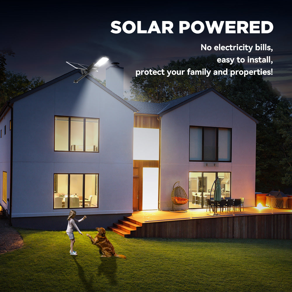 1800W solar street light with 20ft /16ft pole - Tampa Home & Garden Store