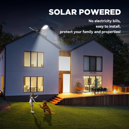 1800W solar street light with 20ft /16ft pole - Tampa Home & Garden Store