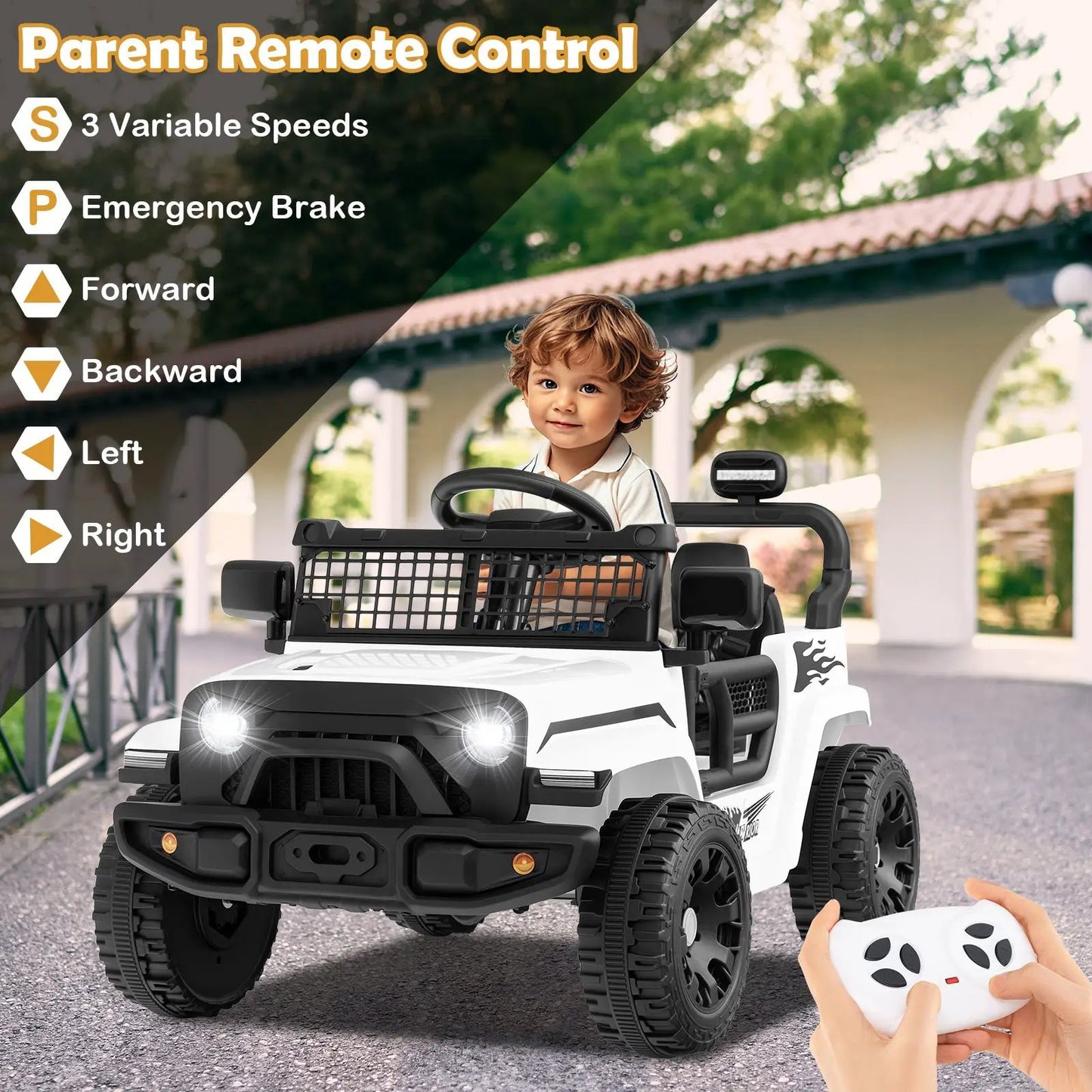 12V Kids Ride on Truck Battery Powered Vehicle