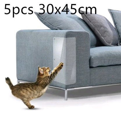 Cat Claw Protector Sofa Pads, clear shield, 5pcs 30x45cm Pet Zen on Tampa Home & Garden Store