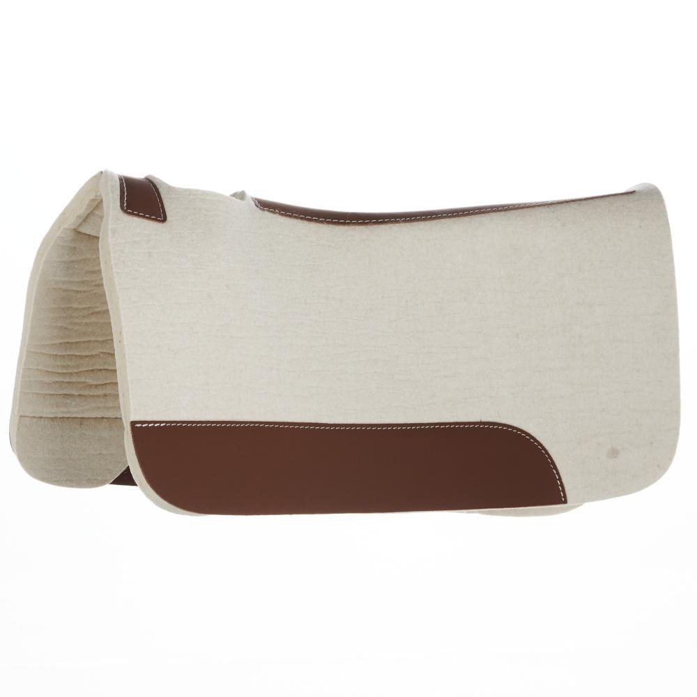 Tapis de selle Roper en feutre naturel 1 pouce 31 x 30