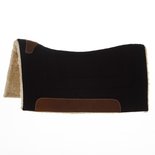 Canvas 1 In 32x32 Wool Fleece Bottom Saddle Pad