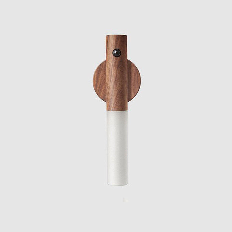 PIR Motion Sensor Night Light Magnetic Wooden LED Lamp Rechargeable UpTrend Deals on Tampa Home & Garden Store