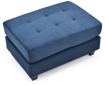 Chic Contemporary Storage Ottoman Tufted Cushion