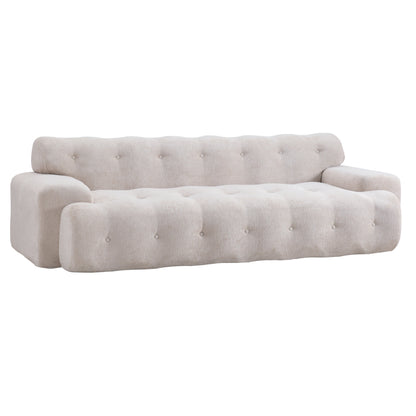 Cloud Chenille Sofa and Button Tufted Design