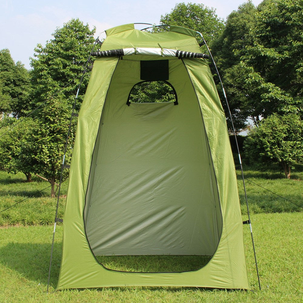 Shower toilet camping tent lime green privacy tent with doorway by My Store on Tampa Home & Garden Store