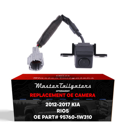 Kia Rio5 OEM backup camera by Master Tailgaters with wiring harness and gray connector on Tampa Home & Garden Store