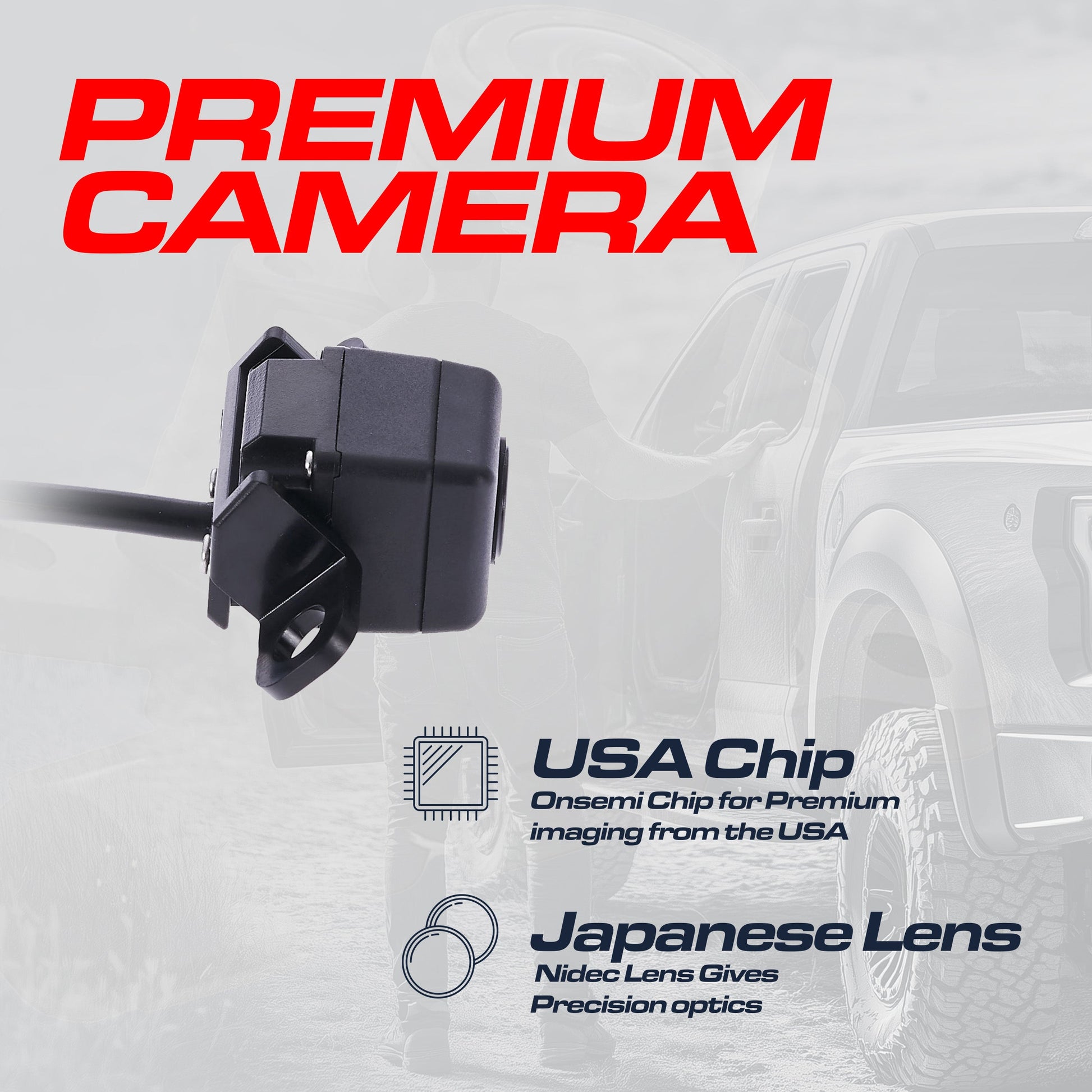 Backup camera for Kia Rio5 by Master Tailgaters, OEM replacement, black housing on Tampa Home & Garden Store