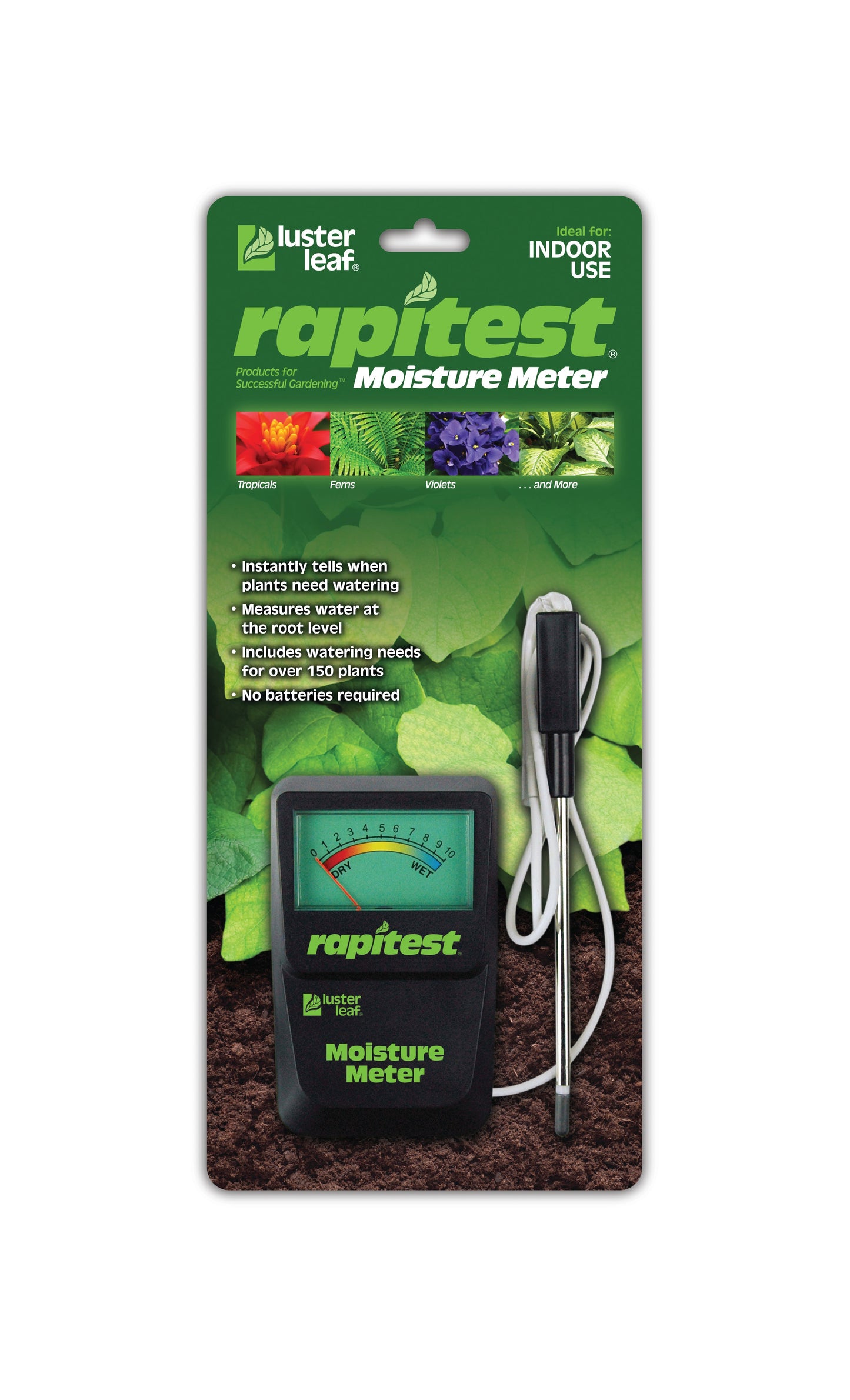 Medidor de humedad Luster Leaf Rapitest