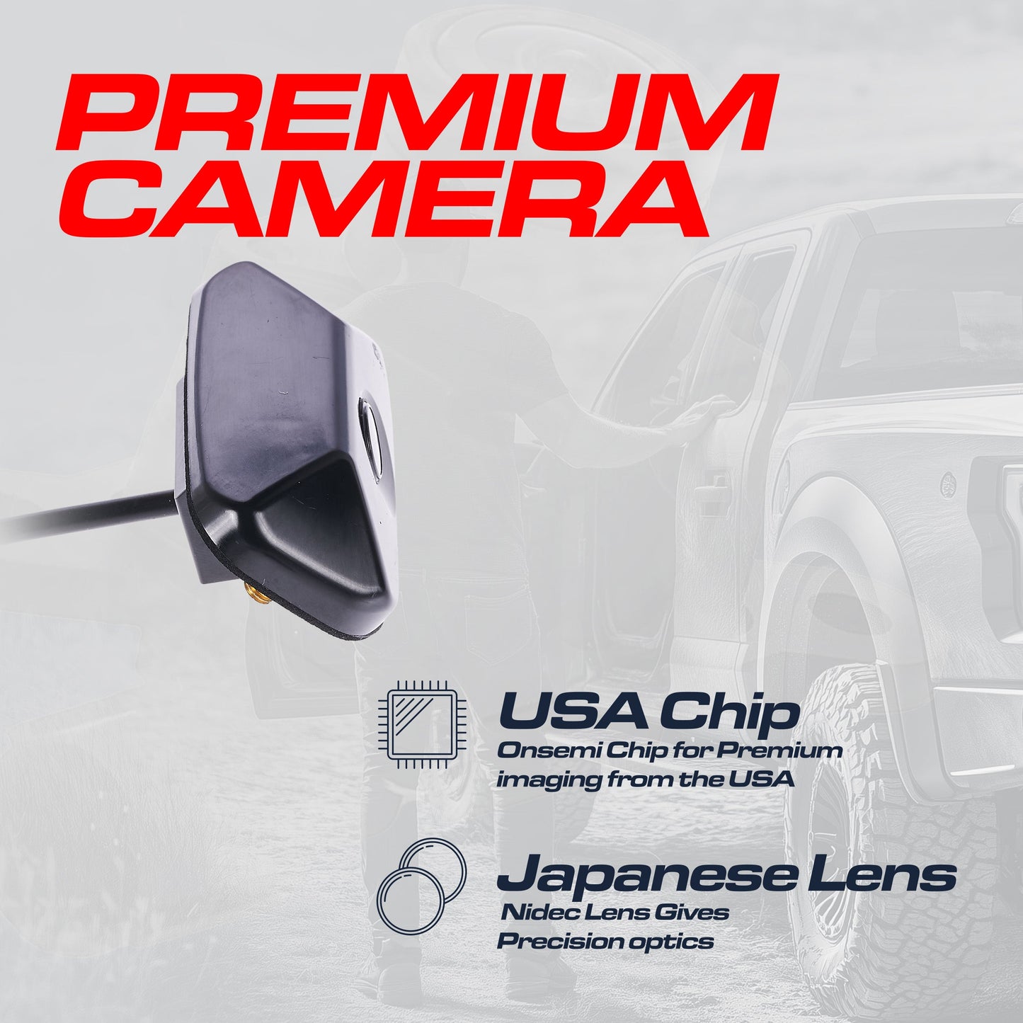 Backup camera for Kia Soul 2010-2013, OEM replacement by Master Tailgaters, black on Tampa Home & Garden Store
