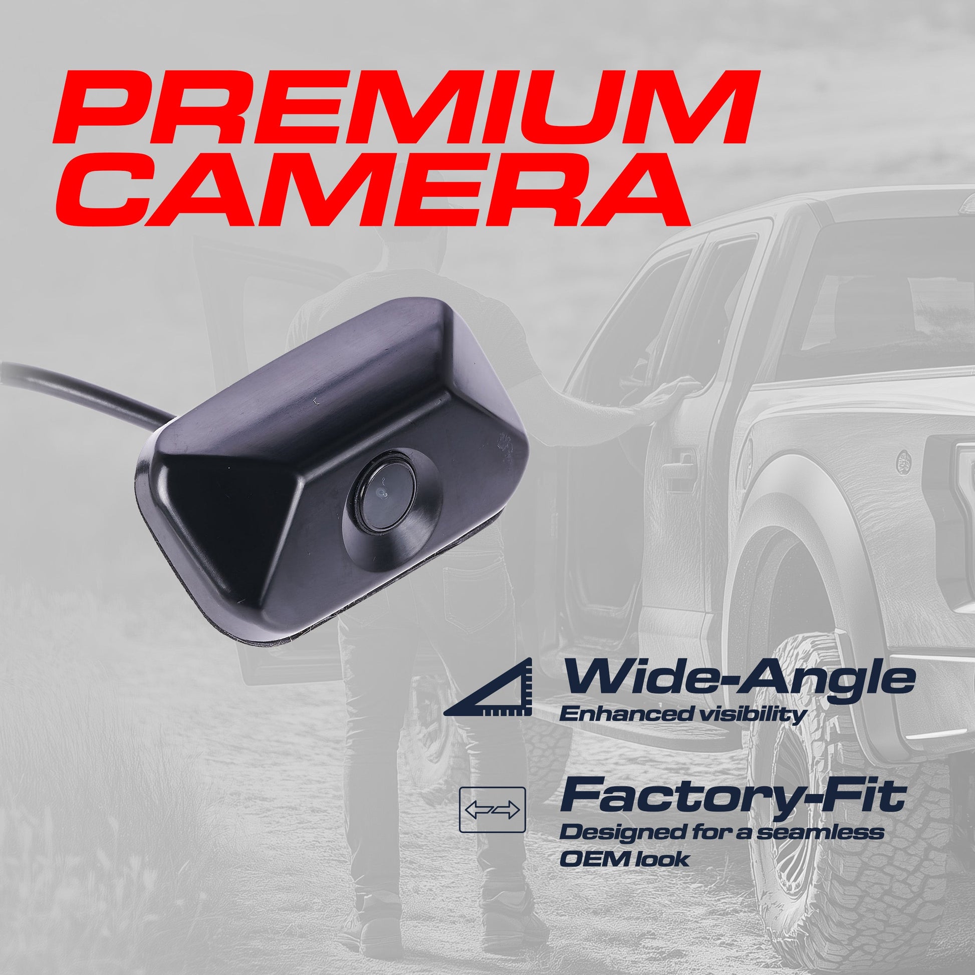 Kia Soul 2010-2013 OEM backup camera by Master Tailgaters, OE part #957602K1013D, black housing on Tampa Home & Garden Store