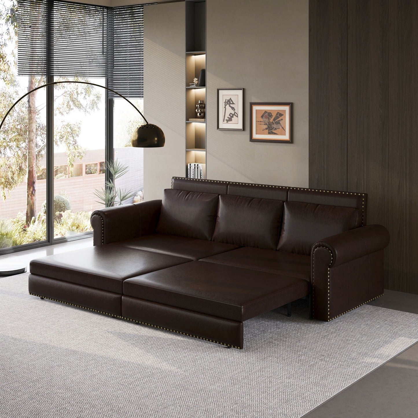 3 In 1 Convertible Sleeper and King Lounger