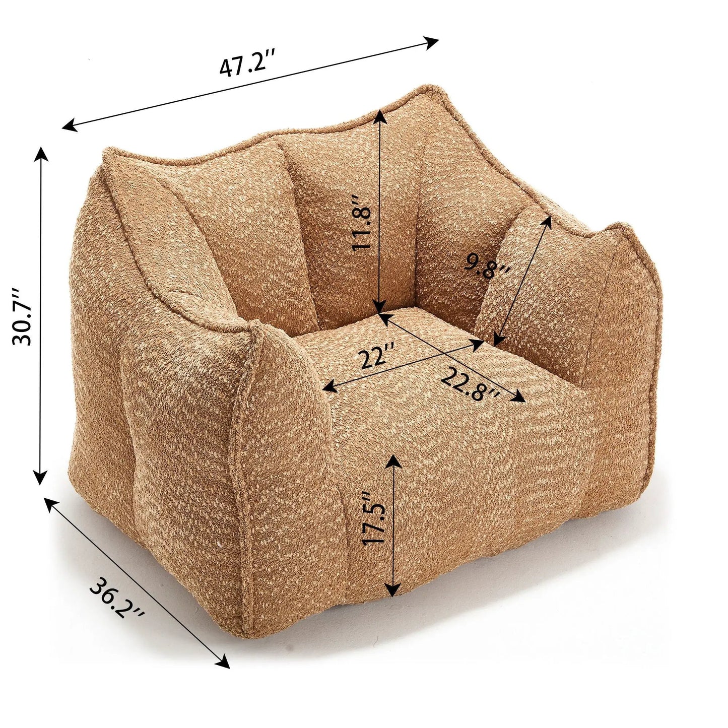 Comfortable Sofa Chairs With Resilient Foam