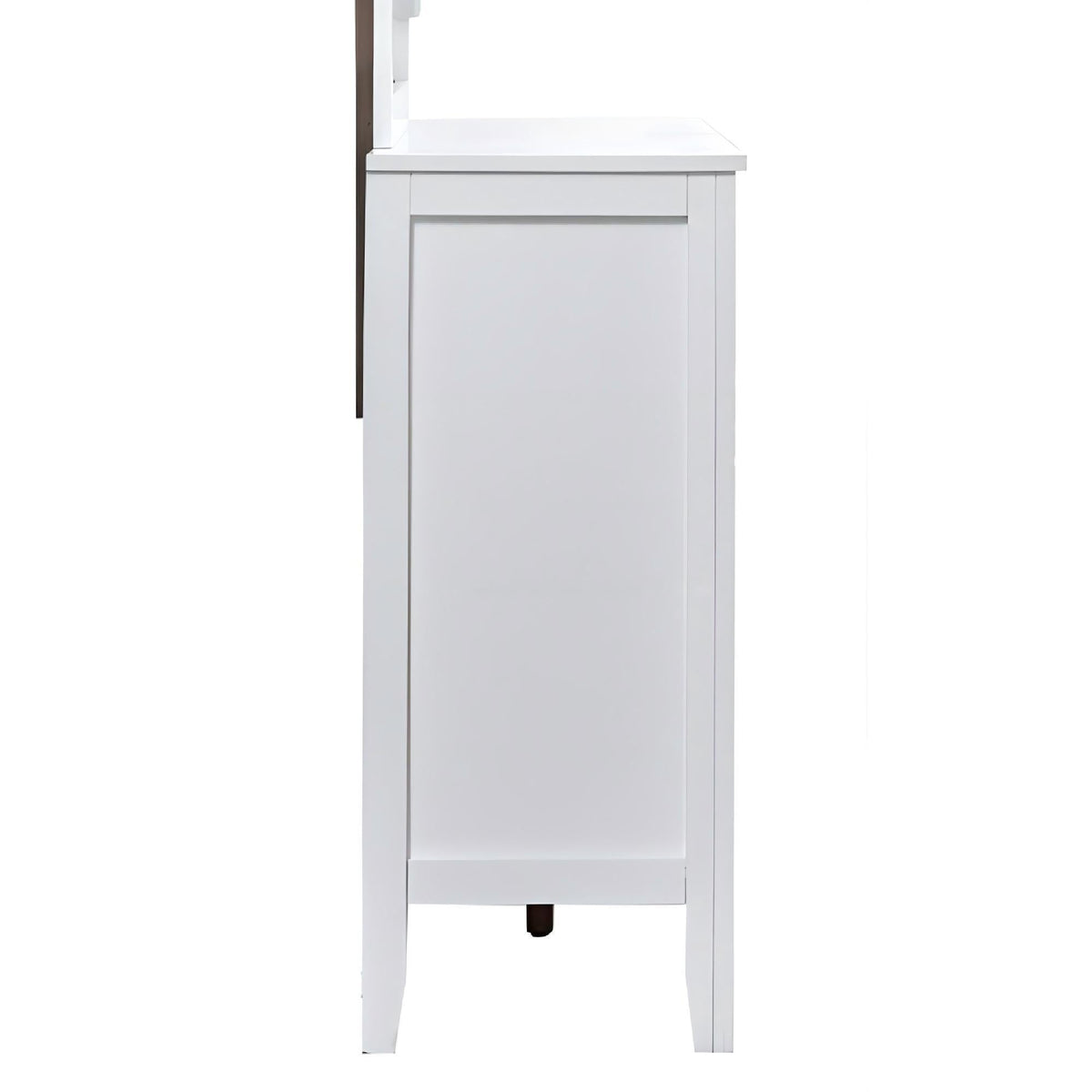 Spacious 6-drawer dresser with metal hardware set in white finish by HouseOfZazla on Tampa Home & Garden Store