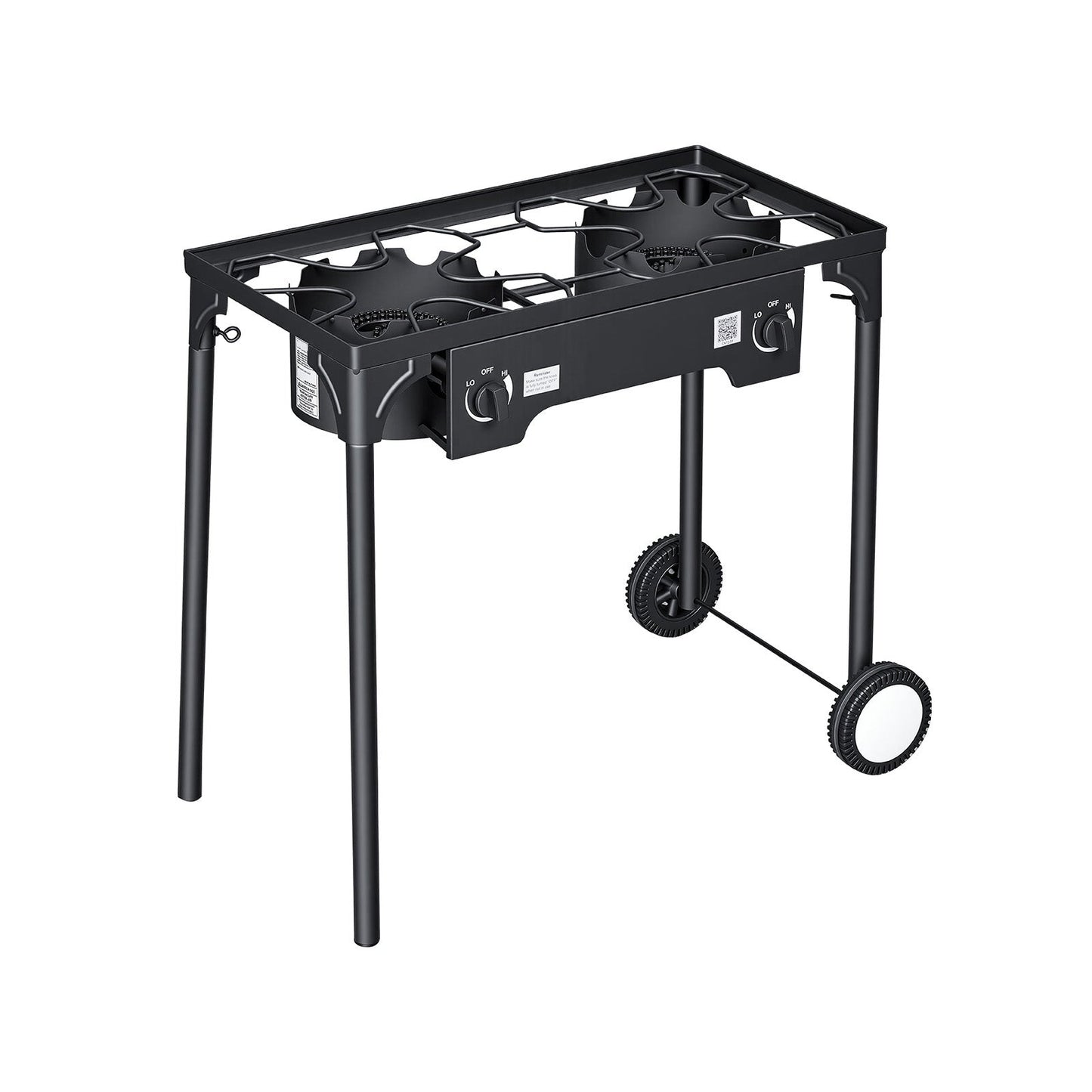 Two Burner Outdoor Propane Gas Stove for a Patio